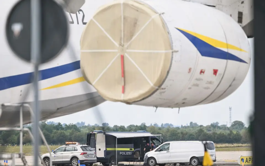 Germany announces a new level of threat after a drone carrying explosives was discovered near an Antonov aircraft